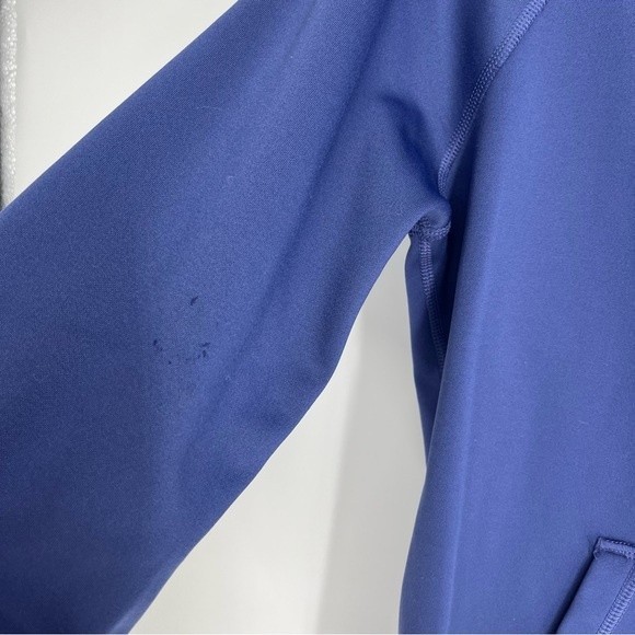 Nike Dri-Fit Womens Hoodie Cowl‎ Neck Size Medium Blue & Green Athletic Jacket - Picture 6 of 10